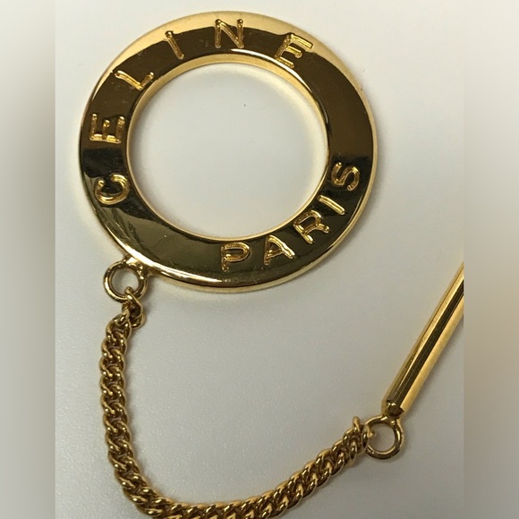 CELINE PARIS Scarf Metal Ring 😍🔥✨ - Picture 1 of 17